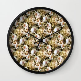 Lily's of Love.... Wall Clock