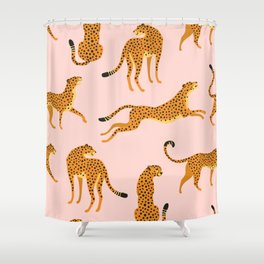Leopard pattern Shower Curtain