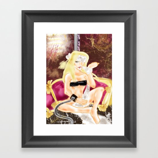 Sunn MORSURES Framed Art Print