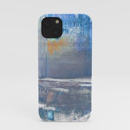 Blue Color Patches iPhone Case