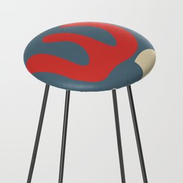 19  Abstract Shapes  211224 Counter Stool