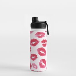 Lipstick Kisses Water Bottle
