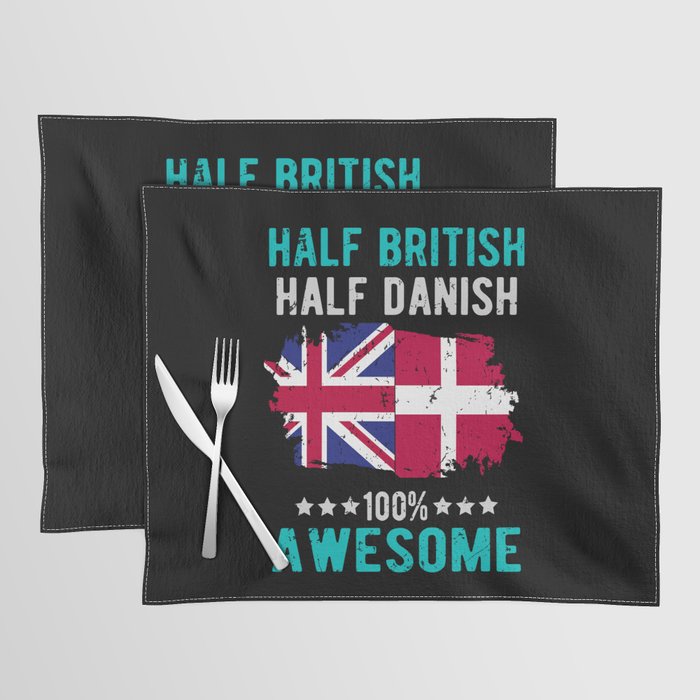 Half British Half Danish Placemat