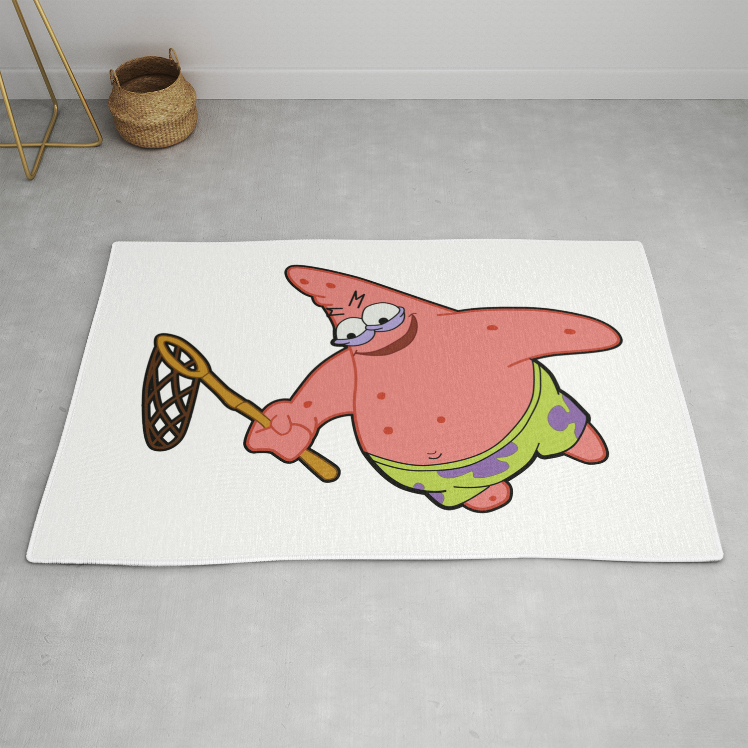 Savage Patrick Star Meme Evil Angry Spongebob Squarepants Rug By Pockying Society6