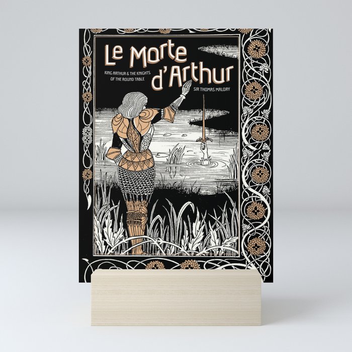 “The Death of Arthur” by Aubrey Beardsley Mini Art Print