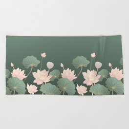 Lotus Love Beach Towel