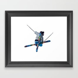 Ski Jump Framed Art Print
