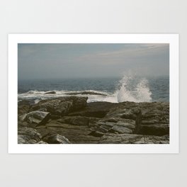Maine rocks 04 Art Print