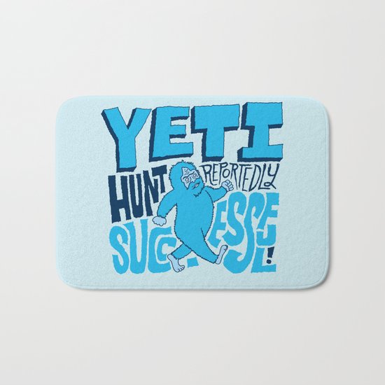 Successful Yeti Hunt Bath Mat