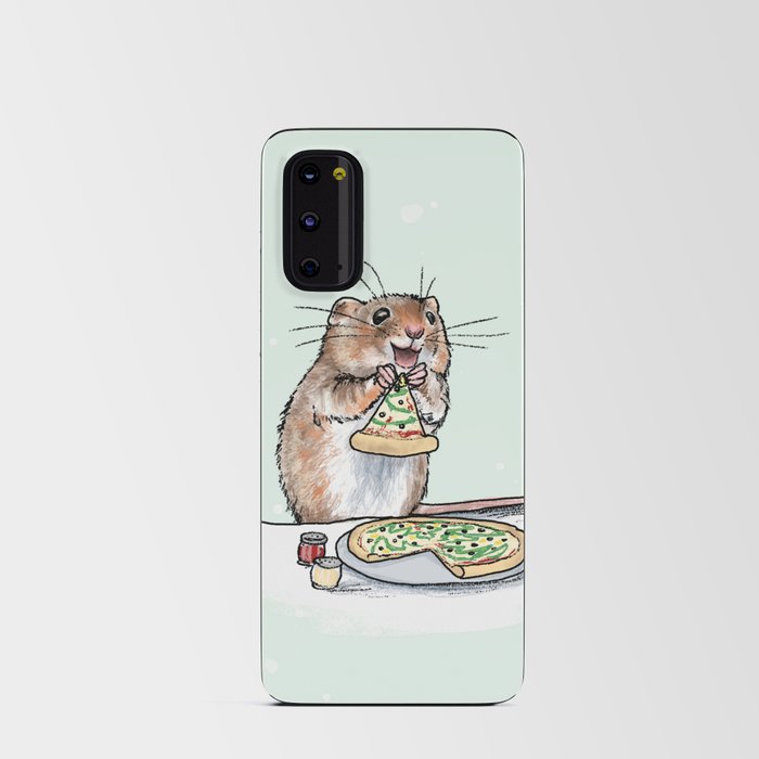 Pizza Mouse, Christmas Edition Android Card Case