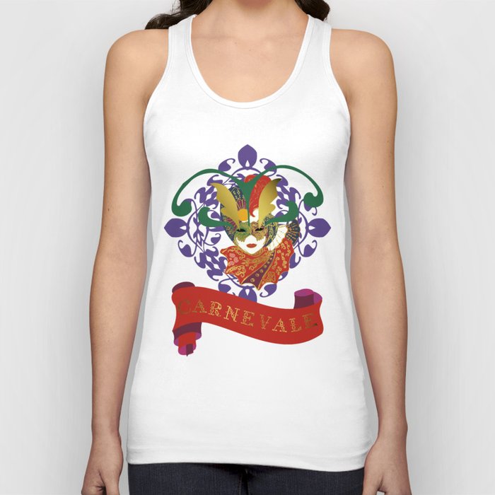 Homage to Venice Carnival - Venise Carnevale - Mask 2nd version Tank Top