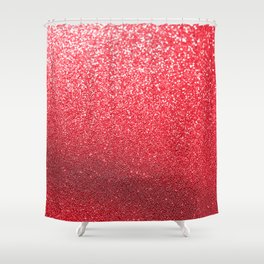 Abstract glitter lights background Shower Curtain