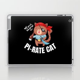 Pi Rate Cat Math Buccaneer Captain Laptop Skin