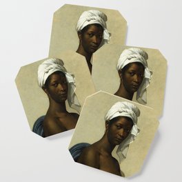 African American Masterpiece 'Marie-Guillemine Benoist’s Portrait of a Black Woman'  Coaster