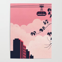 Roosevelt Island Cable Car Poster