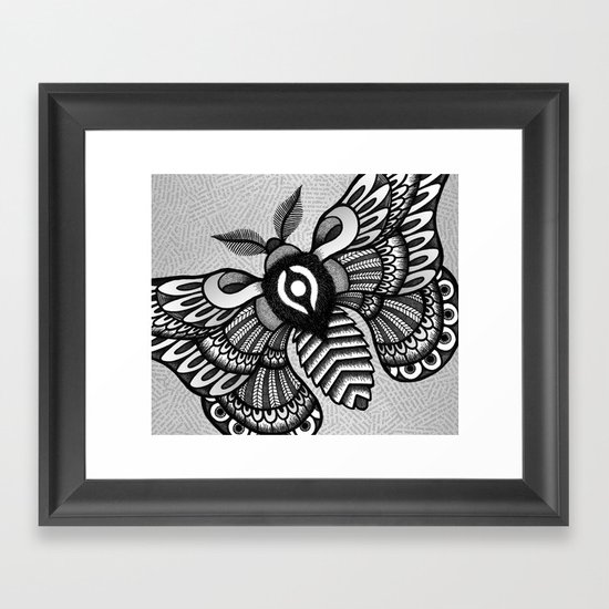 Moths Framed Art Print