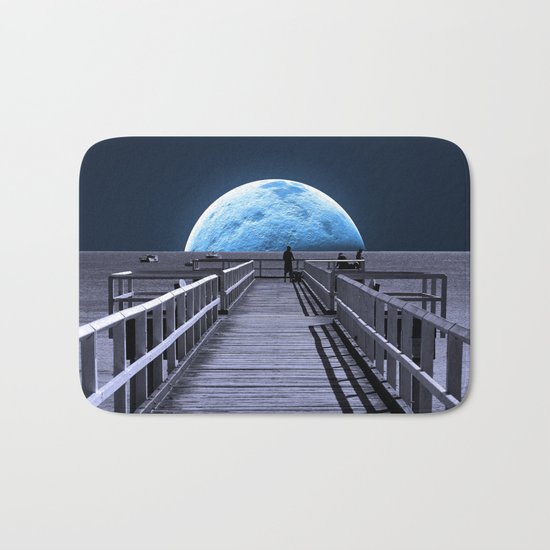 Once in a blue moon Bath Mat