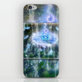 Birth of a water pixie iPhone Skin