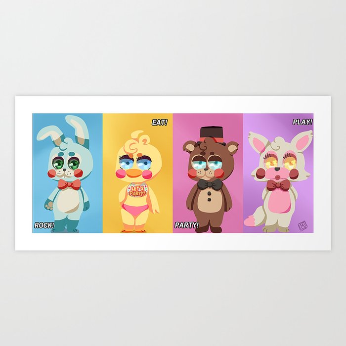 FREE Printable Five Nights at Freddy's Posters