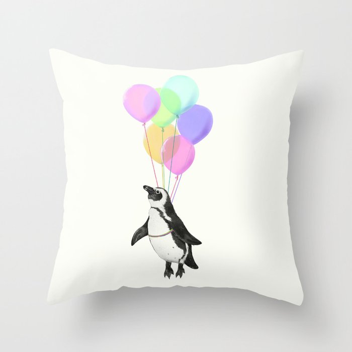 I believe I can fly Throw Pillow