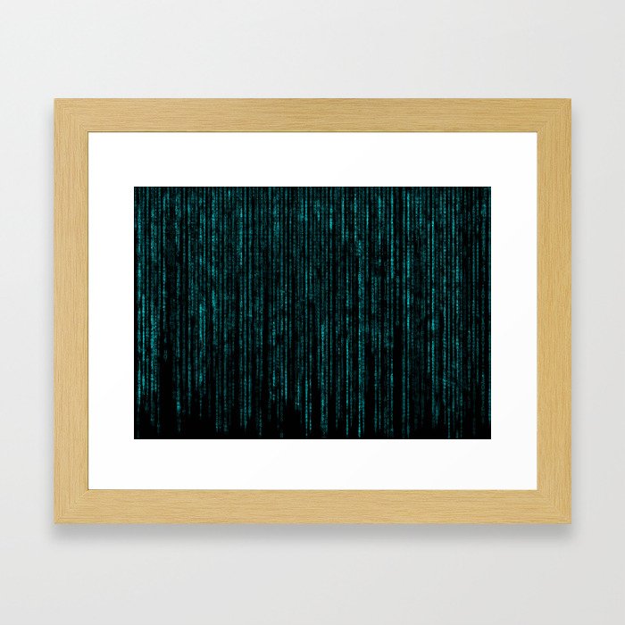 Matrix (6) Framed Art Print