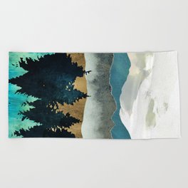Forest Mist Beach Towel