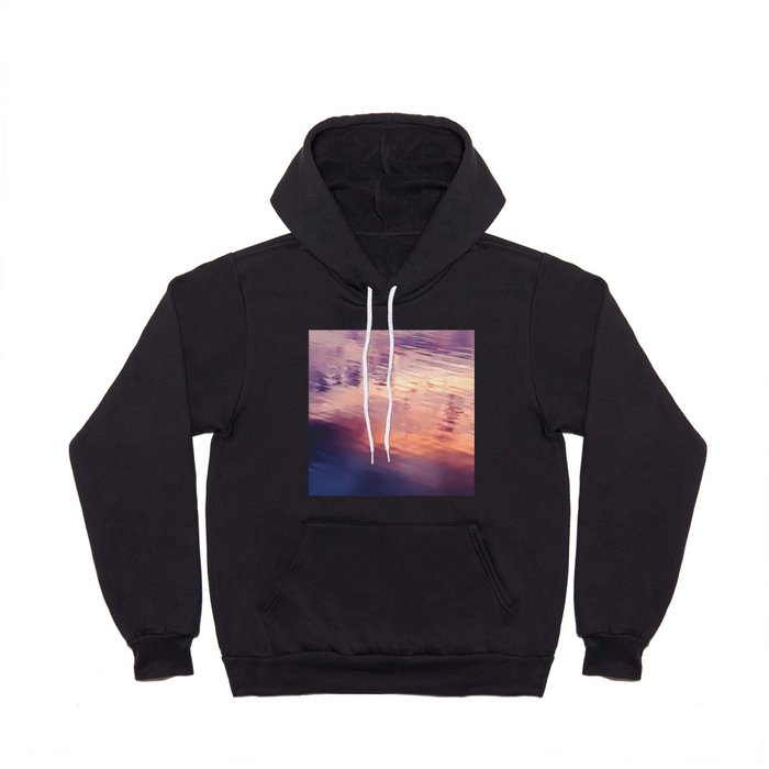 Suset purple water surface Hoody