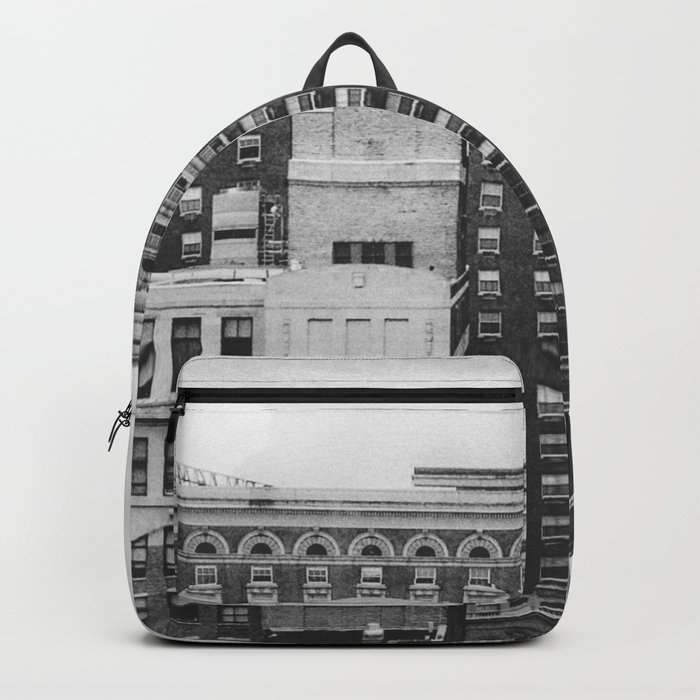 Black & White Brick & Mortar Backpack