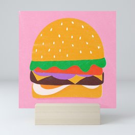Burger Time Mini Art Print
