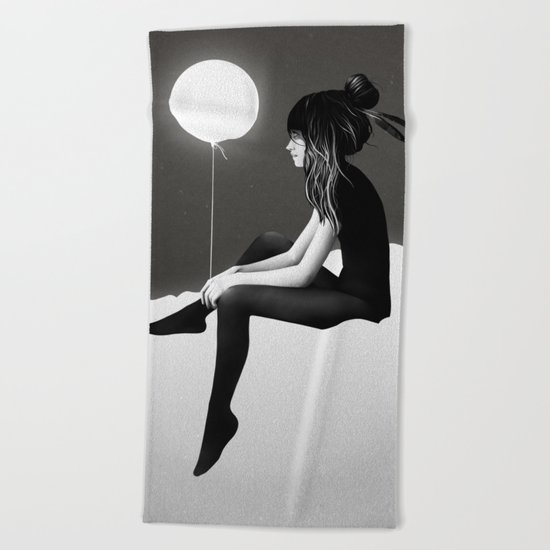 No Such Thing As Nothing (By Night) Beach Towel