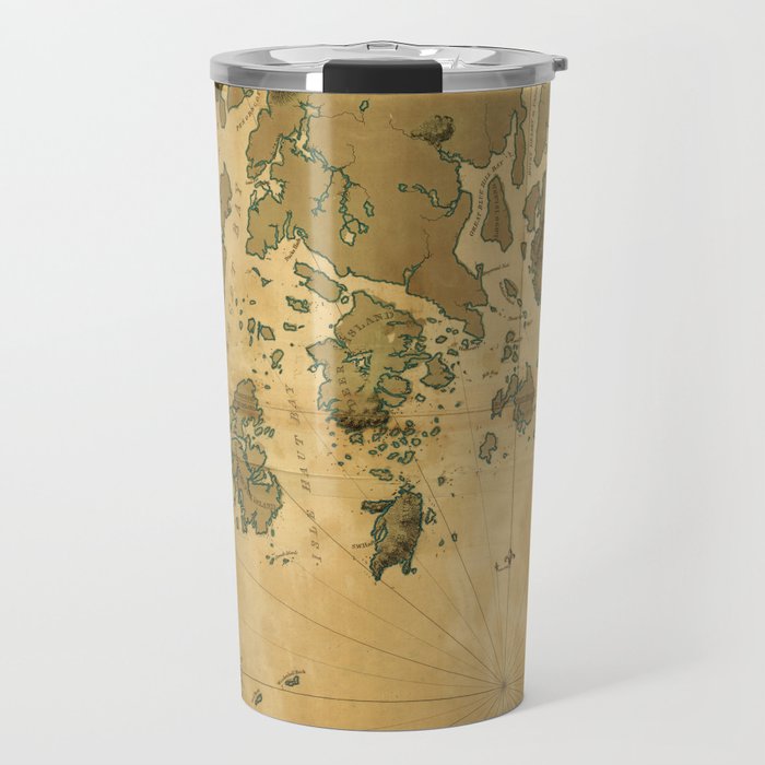 Coast of Maine from Frenchmans Bay to Mosquito Harbor (1776) Travel Mug