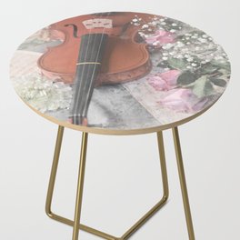 For the Love of Music Side Table
