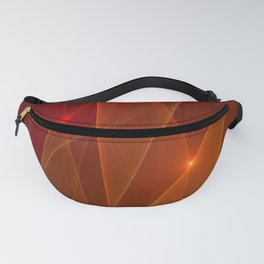 Lights Are Shining, Abstract Fractal Art Fanny Pack