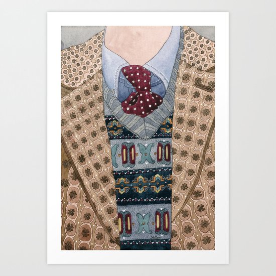 Pattern Dapperness Art Print