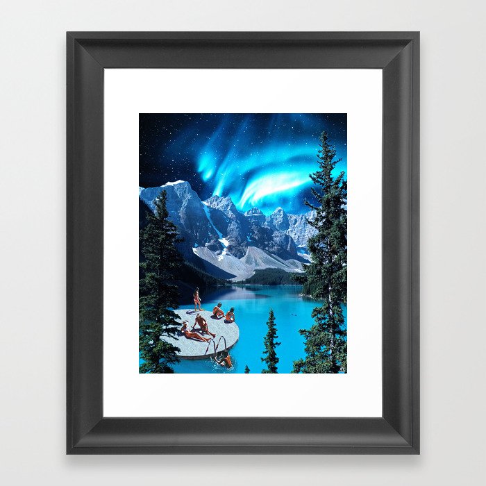 Luminous Lagoon Framed Art Print