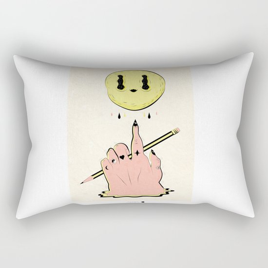 i can touch it Rectangular Pillow