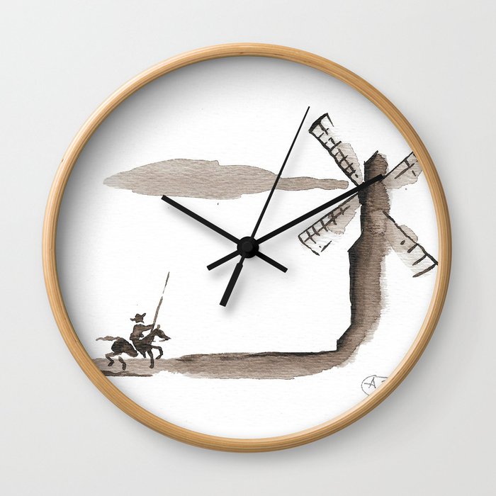 Don Quixote de la Mancha Wall Clock