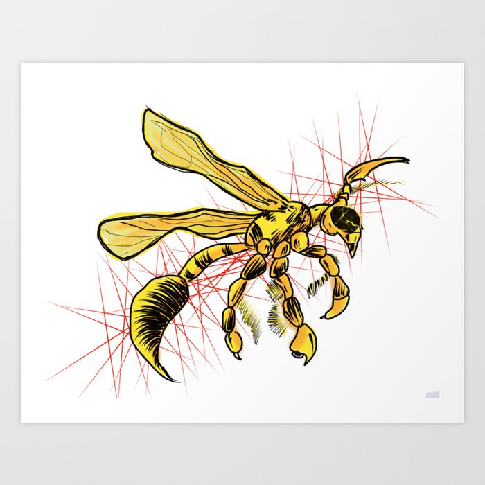 The Wasp Art Print