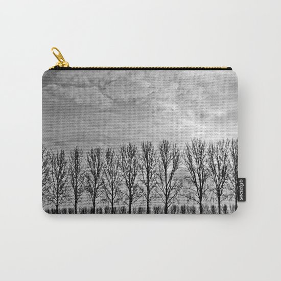Black and white landscape Carry-All Pouch