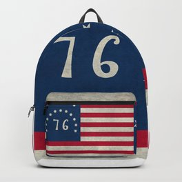 1776 Bennington flag - grungy Backpack