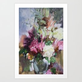 Expressive Floral Arrangement  Art Print