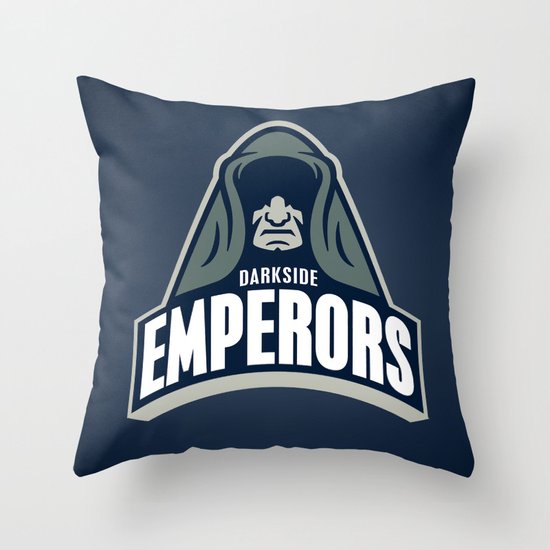 DarkSide Emperors -Blue Throw Pillow