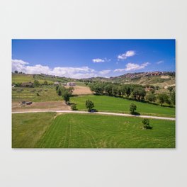 Green Fields of Abruzzo Canvas Print
