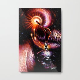 Minds Eye Metal Print | Painting, Abstract, Space 