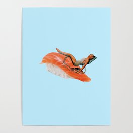 sushi slumber Poster