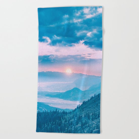 Pastel vibes 15 Beach Towel
