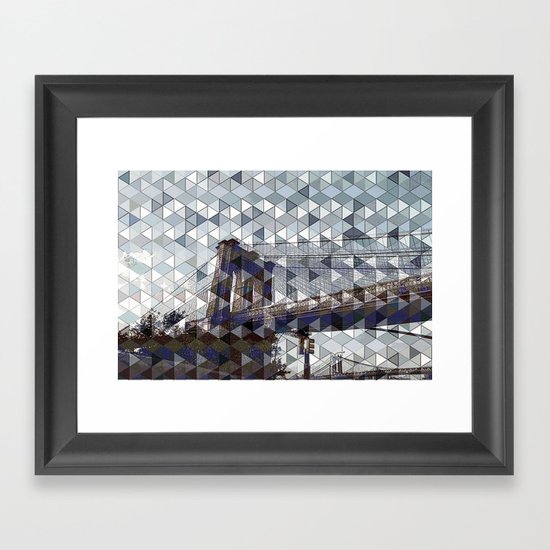 bridge of dreams Framed Art Print