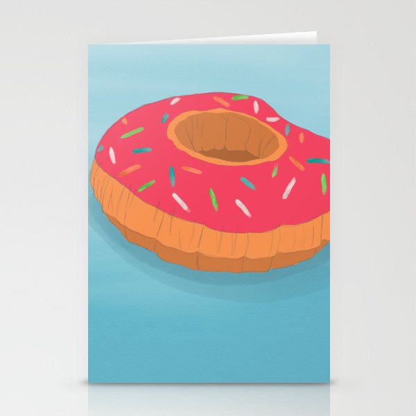 Summer Donut Stationery Cards