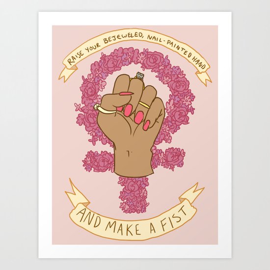 Femme Is Not Fragile Art Print