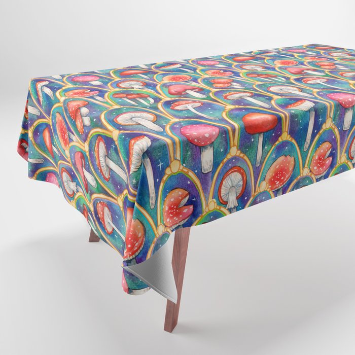 Luxury abstract mushroom pattern - original Tablecloth